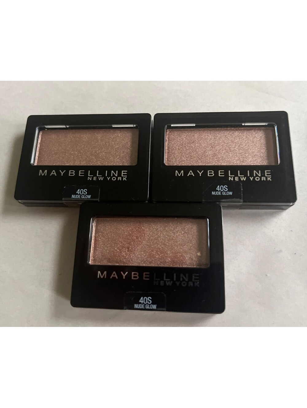 (3) New and Sealed Maybelline Expert Wear Eye Shadow Singles #40S Nude Glow